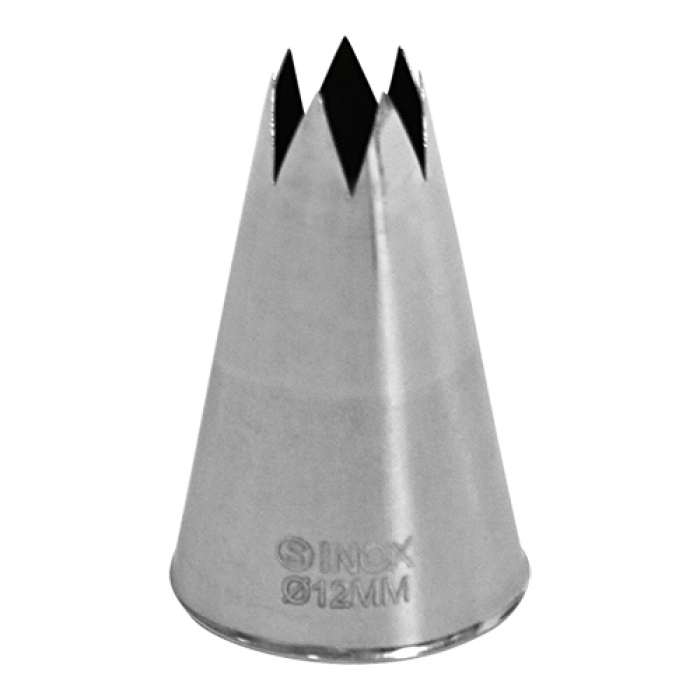 Douille inox dentée - 12 mm